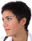 Penteado para cabelo curto