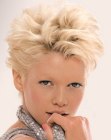 Penteado para cabelo curto