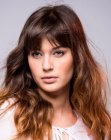 Penteado para cabelos longos