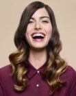 Penteado para cabelos longos