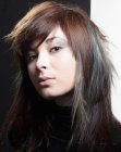Penteado para cabelos longos
