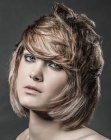 Penteado para cabelo mdio