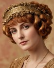 Penteado do in�cio dos anos 1910