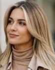 Cabelo longo romântico