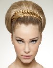 Penteado da Era Elizabetana com tran�as