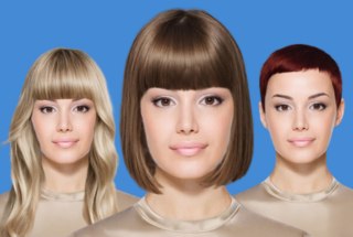 Cabelos virtuais - Simulador de cabelo