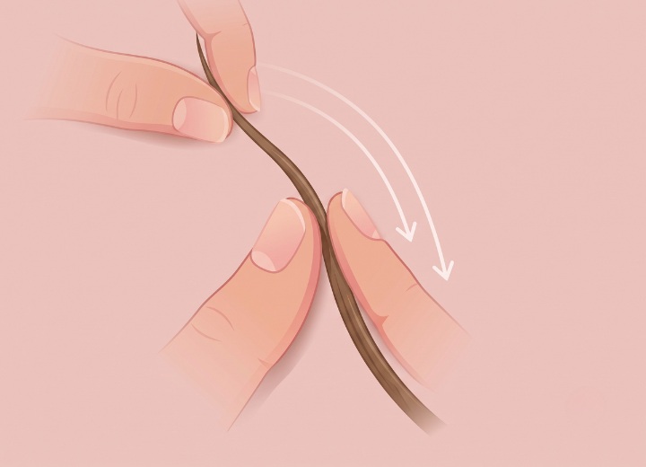 Teste do deslize para cabelo danificado