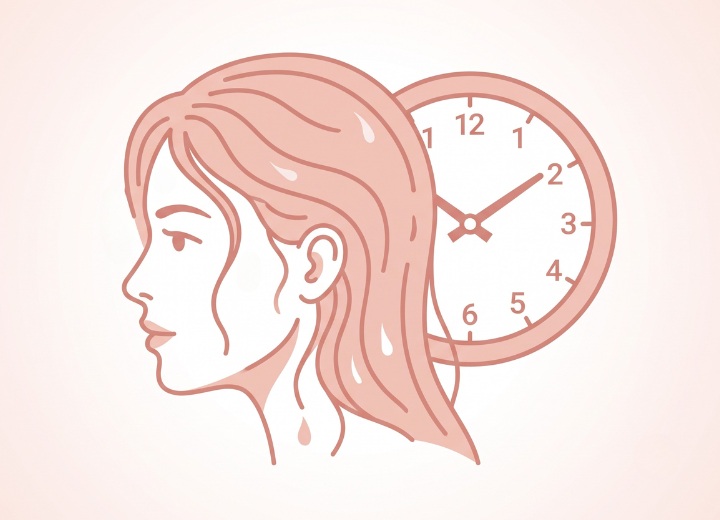Teste do tempo de secagem para cabelo danificado