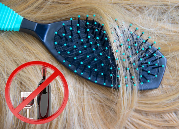 O cabelo e o impacto do &aacute;lcool