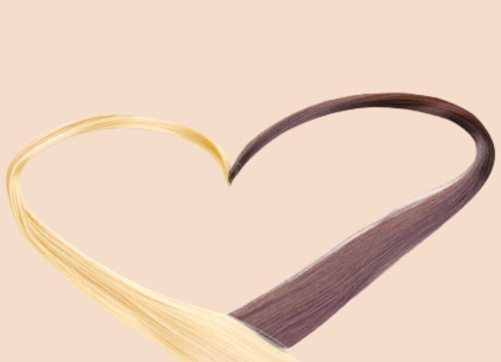 Mechas de cabelo coloridas