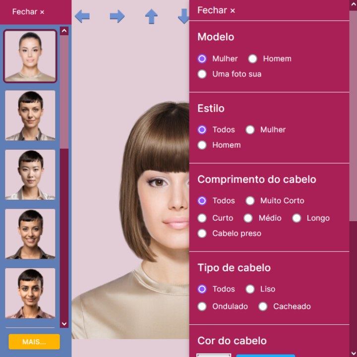 Simular cabelo em uma foto minha